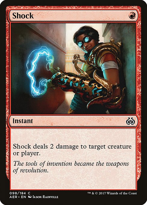 Aether Revolt - 98 - Shock - Common - R - Non-foil
