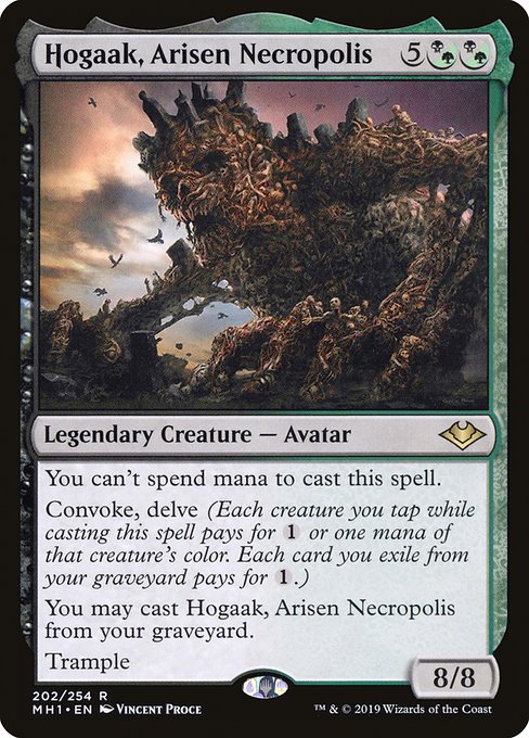 Modern Horizons - 202 - Hogaak, Arisen Necropolis - Rare - BG - Non-foil