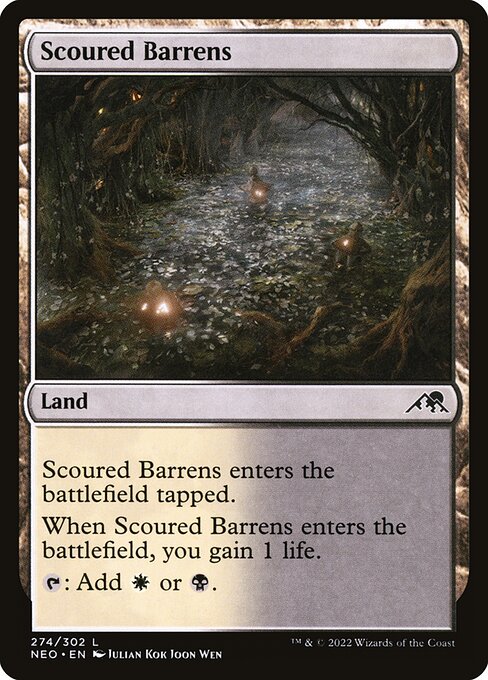 Kamigawa: Neon Dynasty - 274 - Scoured Barrens - Common - C - Non-foil