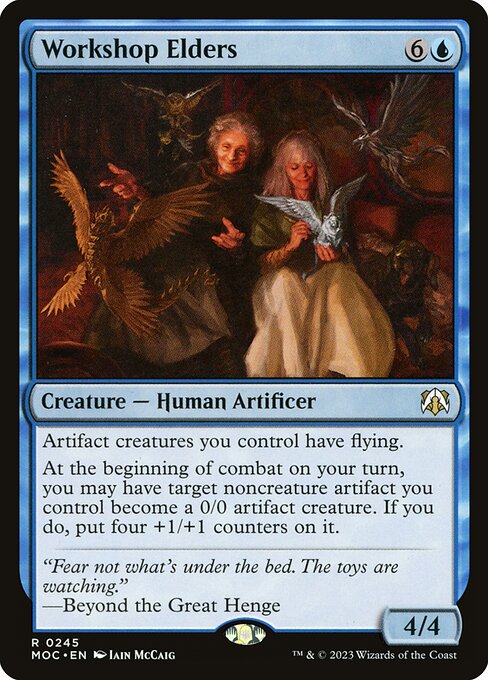 March of the Machine Commander - 245 - Workshop Elders - Rare - U - Non-foil