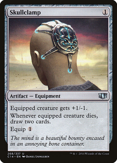 Commander 2014 - 268 - Skullclamp - Uncommon - C - Non-foil