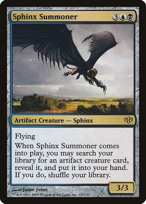 Conflux - 127 - Sphinx Summoner - Rare - UB - Non-foil