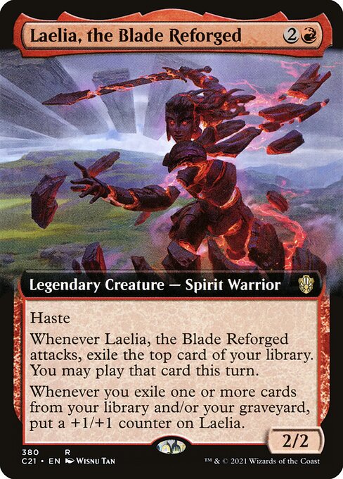Commander 2021 - 380 - Laelia, the Blade Reforged - Rare - R - Non-foil