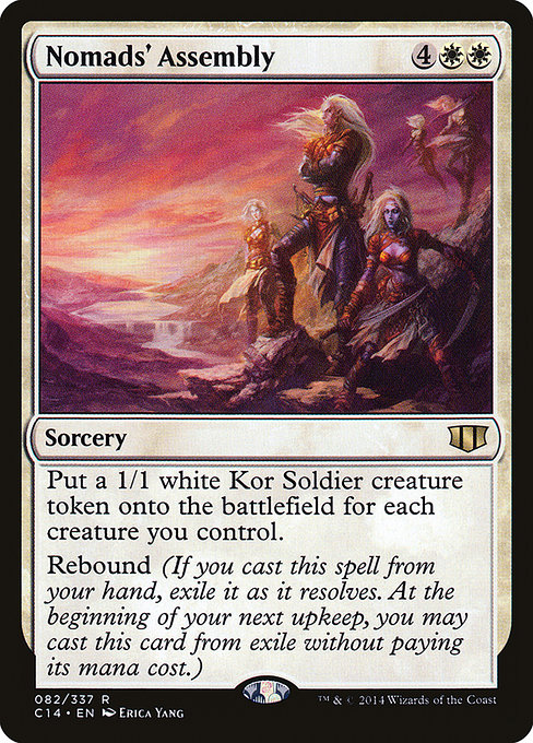 Commander 2014 - 82 - Nomads' Assembly - Rare - W - Non-foil