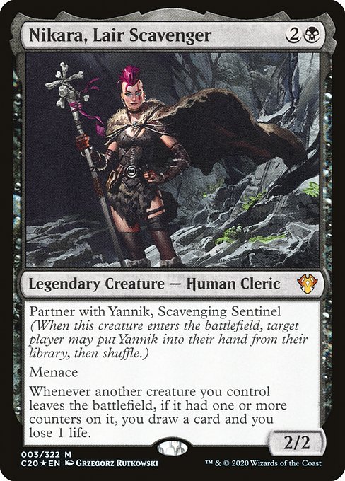 Commander 2020 - 3 - Nikara, Lair Scavenger - Mythic - B - Foil