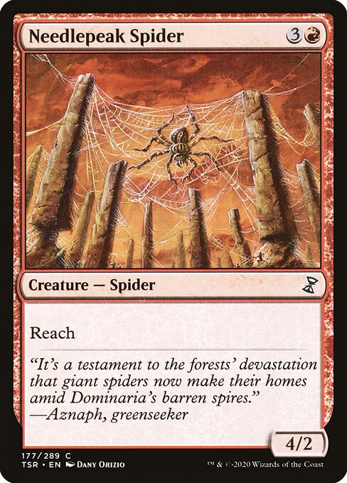 Time Spiral Remastered - 177 - Needlepeak Spider - Common - R - Non-foil
