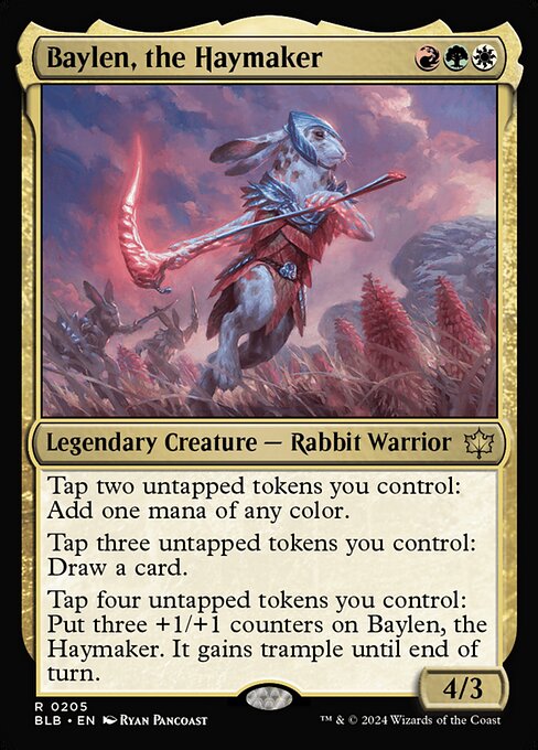Bloomburrow - 205 - Baylen, the Haymaker - Rare - Multi - Non-foil