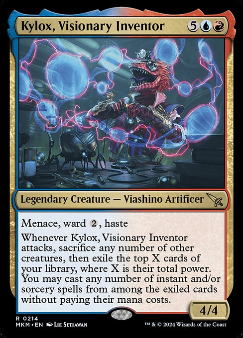 Murders at Karlov Manor - 214 - Kylox, Visionary Inventor - Rare - UR - Non-foil