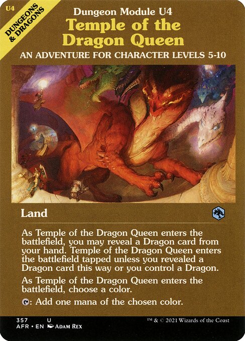 Adventures in the Forgotten Realms - 357 - Temple of the Dragon Queen - Uncommon - C - Non-foil