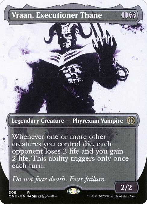 Phyrexia: All Will Be One - 309 - Vraan, Executioner Thane - Rare - B - Foil