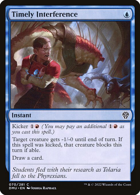 Dominaria United - 70 - Timely Interference - Common - U - Non-foil