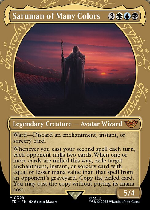 The Lord of the Rings: Tales of Middle-earth - 328 - Saruman of Many Colors - Mythic - Multi - Non-foil