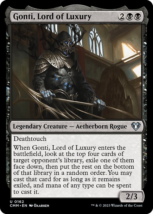 Commander Masters - 162 - Gonti, Lord of Luxury - Uncommon - B - Non-foil