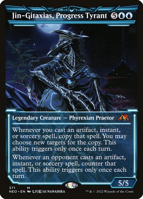 Kamigawa: Neon Dynasty - 371 - Jin-Gitaxias, Progress Tyrant - Mythic - U - Non-foil