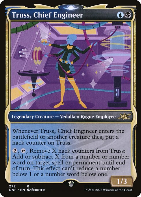 Unfinity - 272 - Truss, Chief Engineer - Rare - UB - Foil