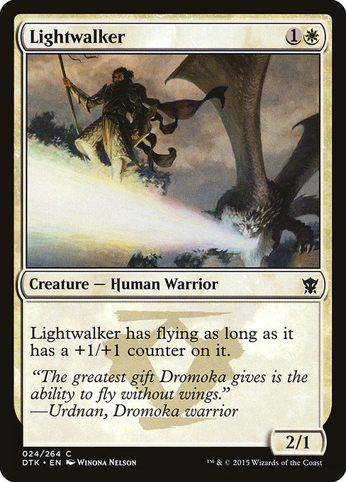 Dragons of Tarkir - 24 - Lightwalker - Common - W - Non-foil