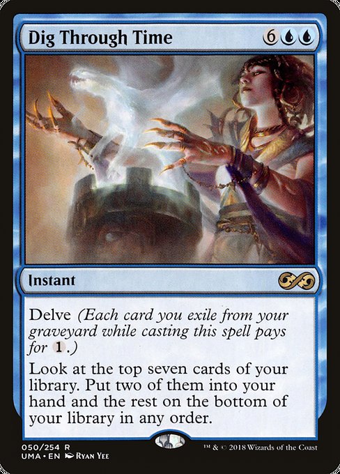 Ultimate Masters - 50 - Dig Through Time - Rare - U - Non-foil