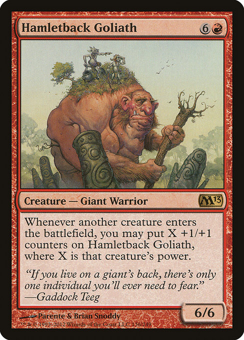 Magic 2013 - 136 - Hamletback Goliath - Rare - R - Non-foil