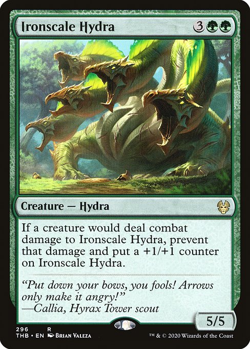 Theros Beyond Death - 296 - Ironscale Hydra - Rare - G - Non-foil