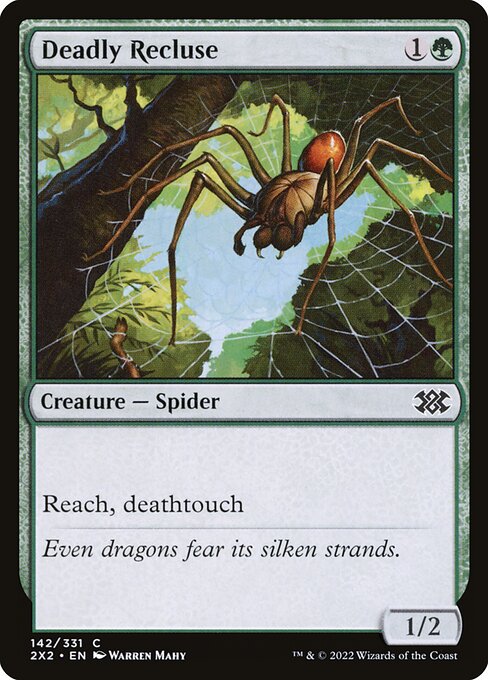 Double Masters 2022 - 142 - Deadly Recluse - Common - G - Non-foil