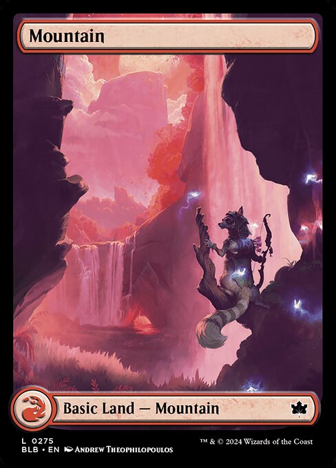 Bloomburrow - 275 - Mountain - Common - C - Foil
