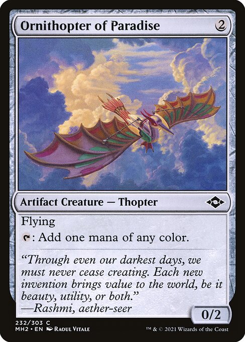 Modern Horizons 2 - 232 - Ornithopter of Paradise - Common - C - Non-foil
