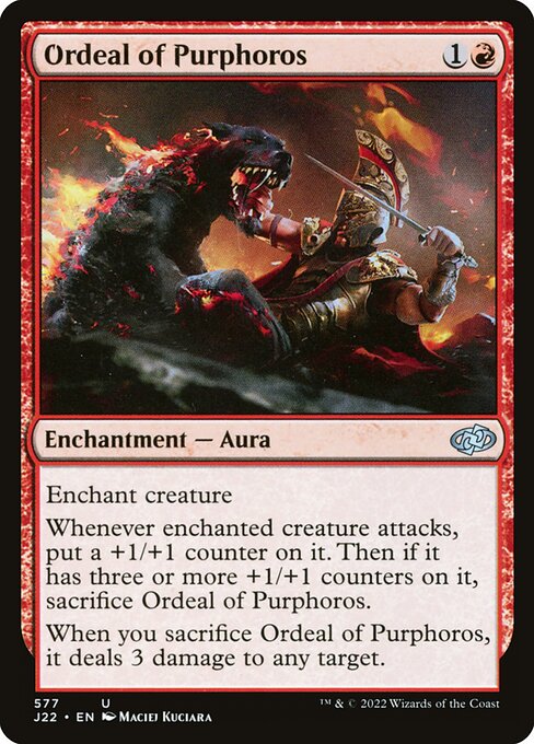 Jumpstart 2022 - 577 - Ordeal of Purphoros - Uncommon - R - Non-foil