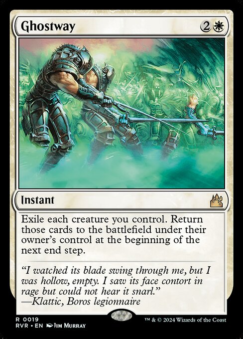 Ravnica Remastered - 19 - Ghostway - Rare - W - Non-foil