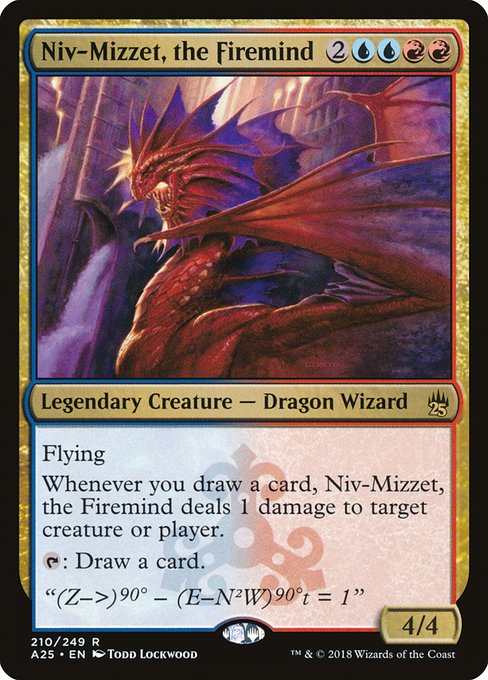Masters 25 - 210 - Niv-Mizzet, the Firemind - Rare - UR - Non-foil