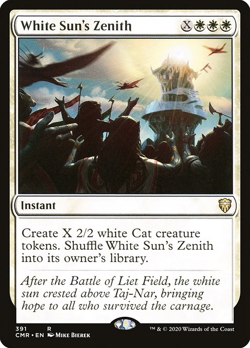Commander Legends - 391 - White Sun's Zenith - Rare - W - Non-foil