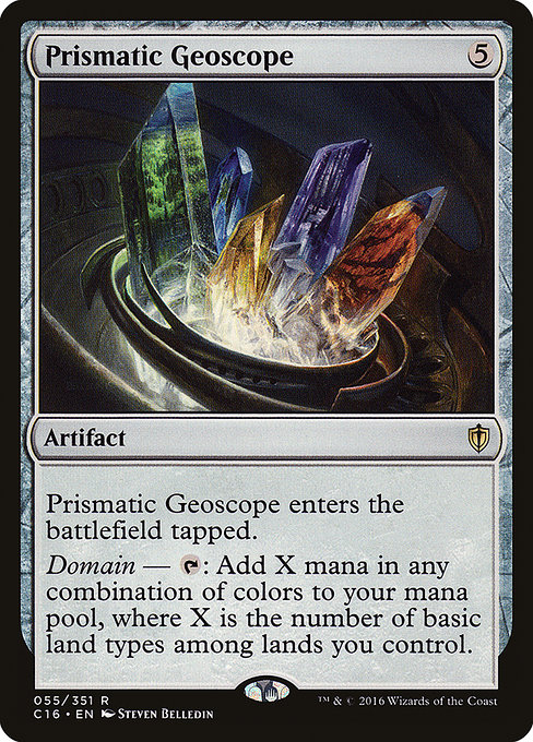 Commander 2016 - 55 - Prismatic Geoscope - Rare - C - Non-foil
