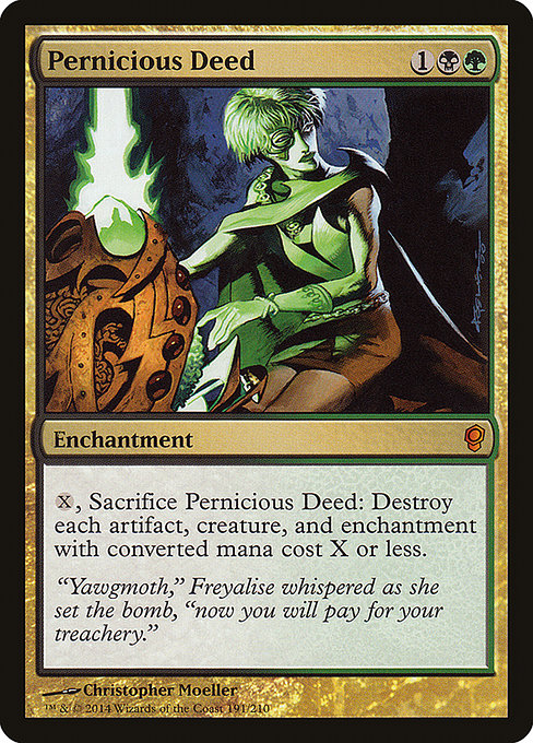 Conspiracy - 191 - Pernicious Deed - Mythic - BG - Non-foil