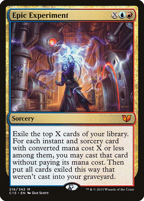 Commander 2015 - 216 - Epic Experiment - Mythic - UR - Non-foil