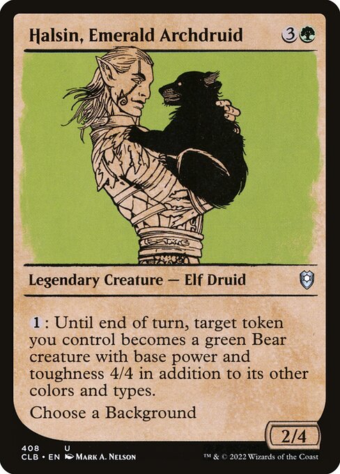 Commander Legends: Battle for Baldur's Gate - 408 - Halsin, Emerald Archdruid - Uncommon - G - Non-foil