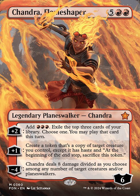 Foundations - 360 - Chandra, Flameshaper - Mythic - R - Non-foil