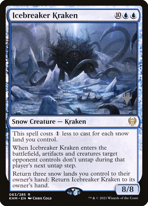 Kaldheim Promos - 63p - Icebreaker Kraken - Rare - U - Foil - Promo