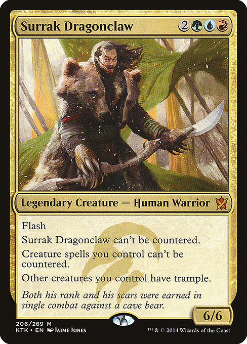 Khans of Tarkir - 206 - Surrak Dragonclaw - Mythic - Multi - Non-foil
