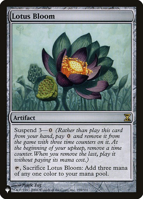 The List - TSP-259 - Lotus Bloom - Rare - C - Non-foil