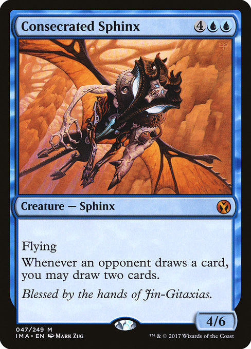 Iconic Masters - 47 - Consecrated Sphinx - Mythic - U - Non-foil
