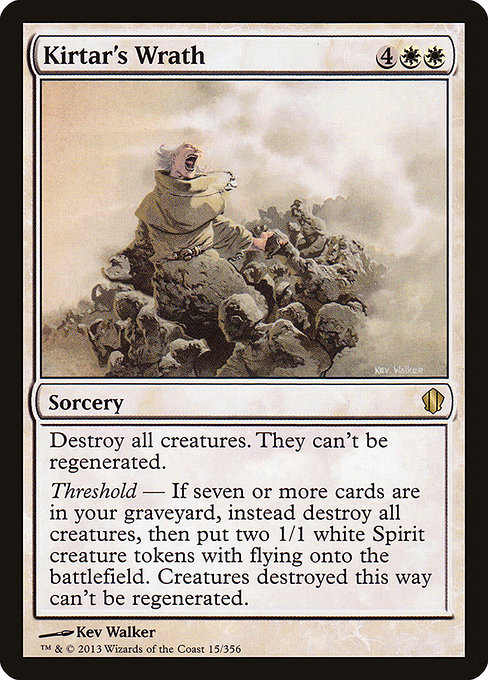 Commander 2013 - 15 - Kirtar's Wrath - Rare - W - Non-foil