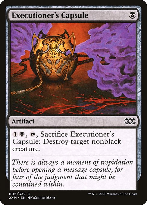 Double Masters - 92 - Executioner's Capsule - Common - B - Foil