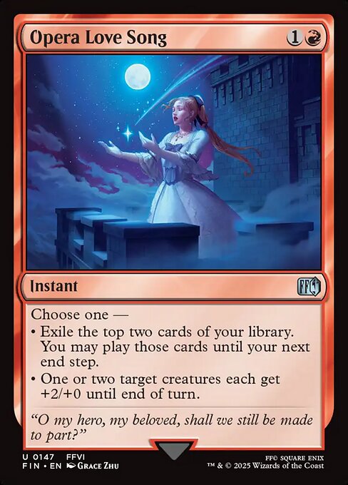 Final Fantasy - 147 - Opera Love Song - Uncommon - R - Foil