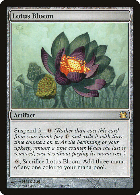 Modern Masters - 208 - Lotus Bloom - Rare - C - Non-foil