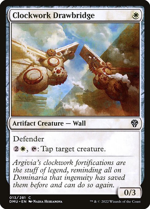 Dominaria United - 13 - Clockwork Drawbridge - Common - W - Non-foil