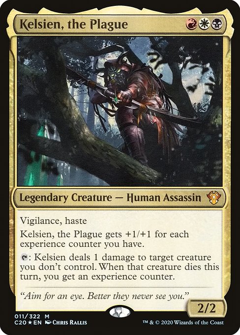 Commander 2020 - 11 - Kelsien, the Plague - Mythic - Multi - Foil