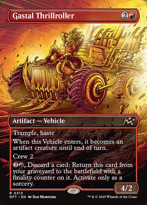 Aetherdrift - 313 - Gastal Thrillroller - Rare - R - Non-foil