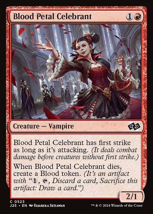 Foundations Jumpstart - 523 - Blood Petal Celebrant - Common - R - Non-foil