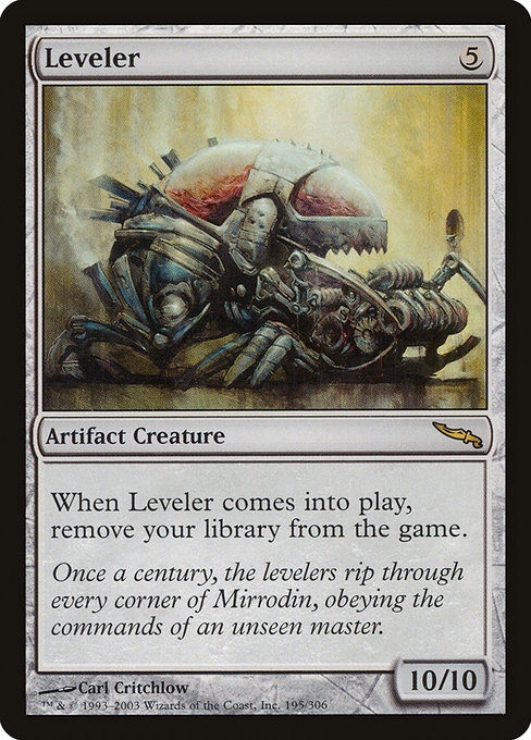 Mirrodin - 195 - Leveler - Rare - C - Non-foil