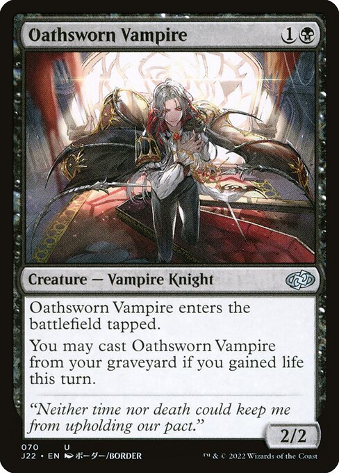 Jumpstart 2022 - 70 - Oathsworn Vampire - Uncommon - B - Non-foil