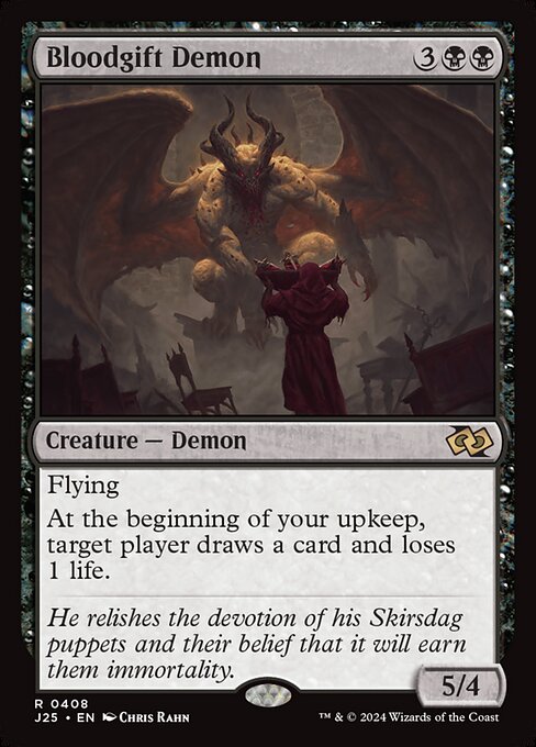 Foundations Jumpstart - 408 - Bloodgift Demon - Rare - B - Non-foil